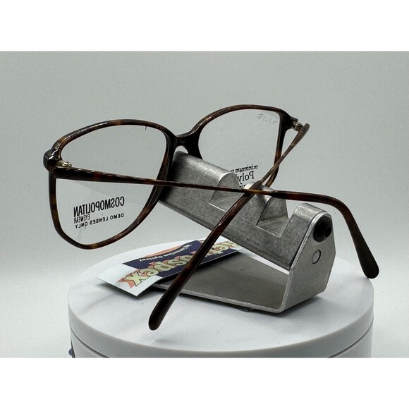 True Vintage Eyeglasses NOS 1980s Plastic Original Lens Cosmopolitan Tortoise - Picture 5 of 10